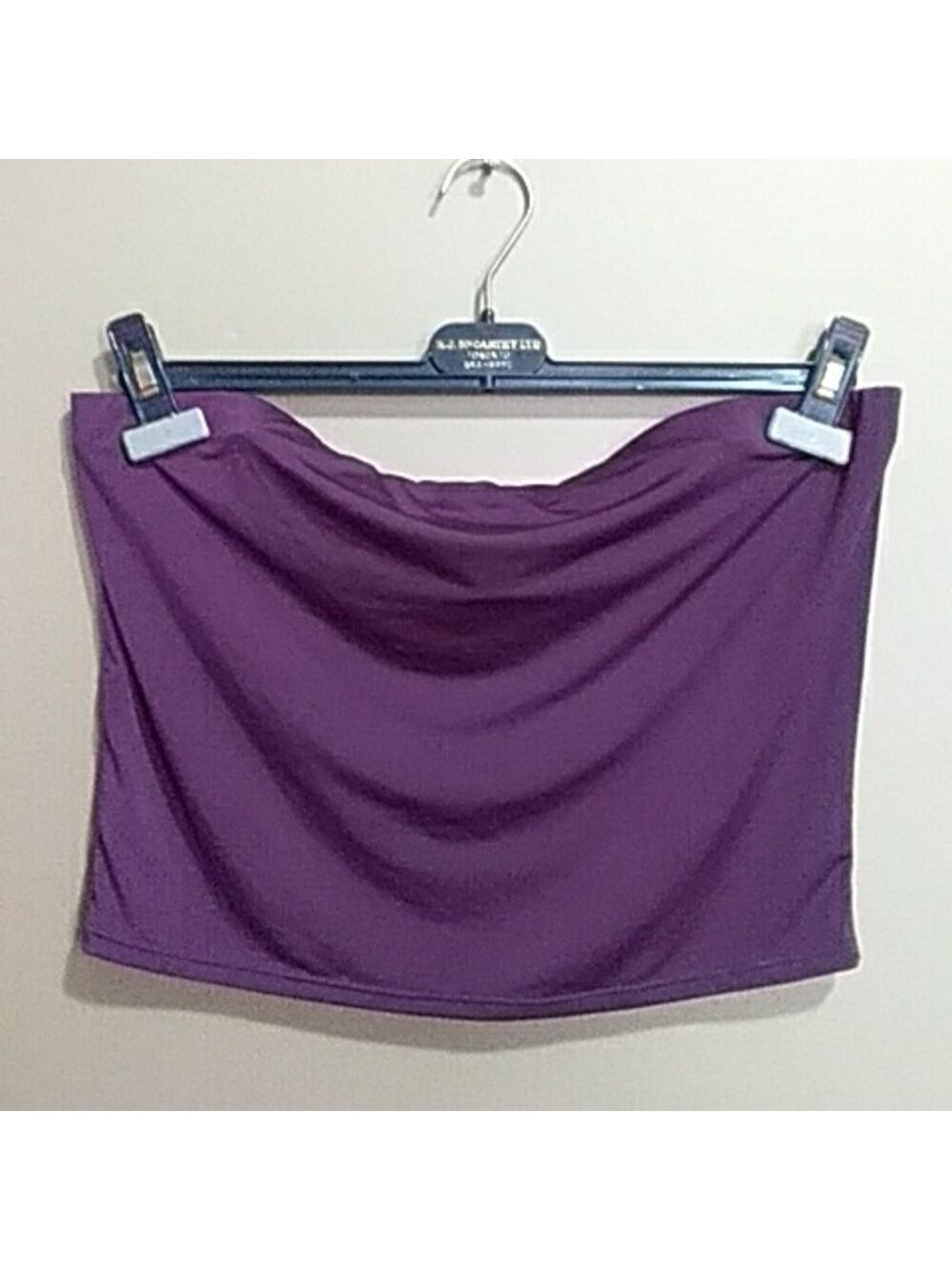 Henkaa strapless crop tube top size 1x/2x